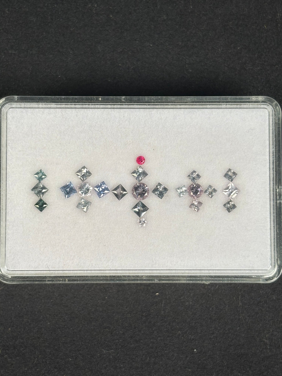 1.91ctw Spinel Lot, 23 stones, 2 - 3.5 mm · GEM-5692