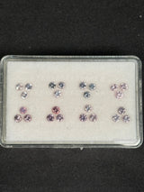 3.02ctw Spinel Lot from Burma, 24 stones, 3 mm · GEM-5675