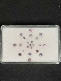 2.2ctw Spinel Lot from Burma, 22 stones, 2.5 - 3.2 mm · GEM-5683