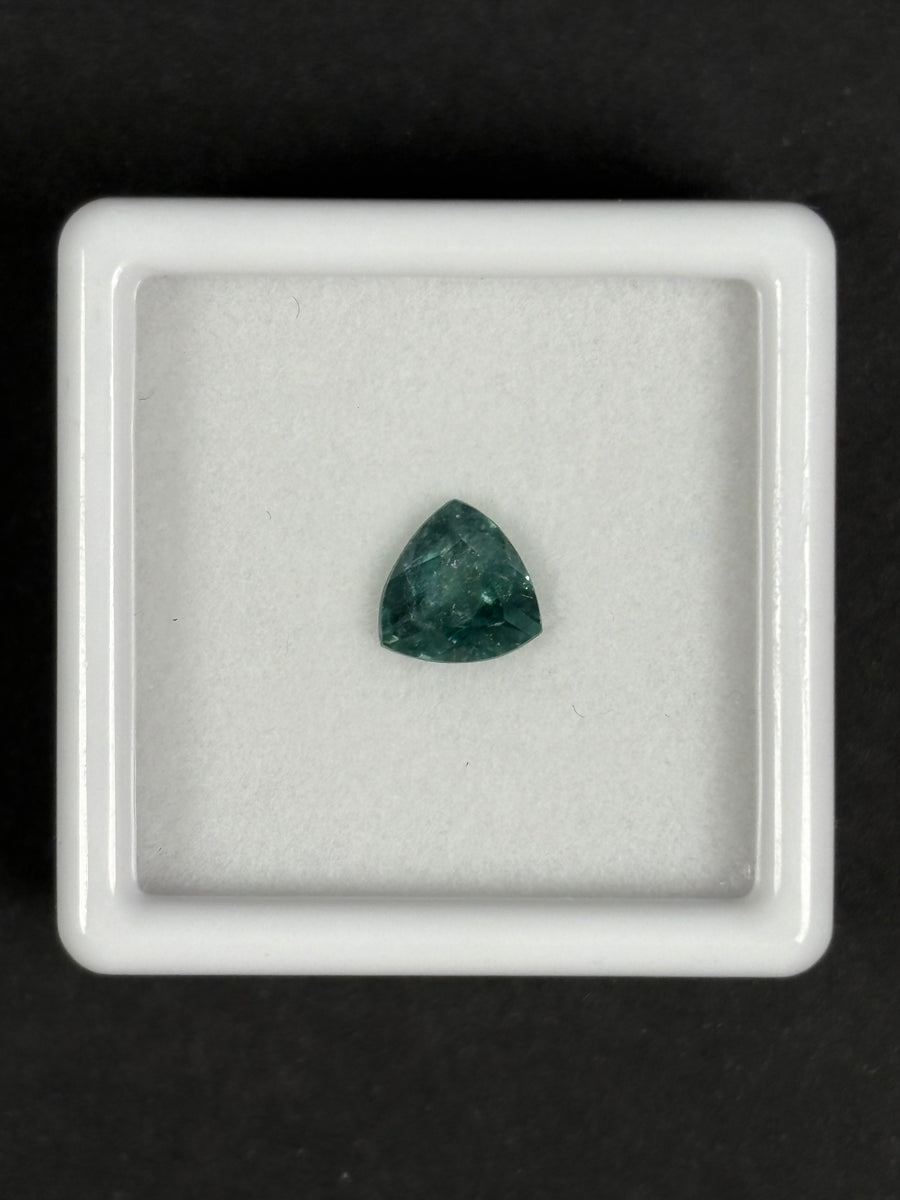 0.78ct Bluish Green Tourmaline Trillion · GEM-5834