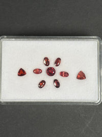 2.95ctw Red Spinel Lot from Burma, 19 stones, 4.5x4.5 - 5.5x3.5 mm · GEM-6036