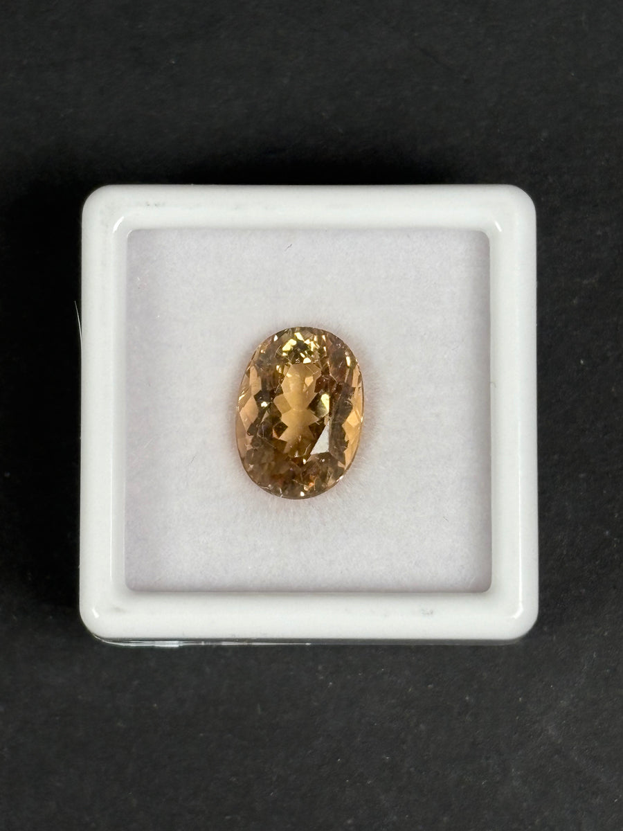3.72ct Yellow Citrine from Brazil Oval, 11.1 x 8.1 x 7mm · GEM-6047