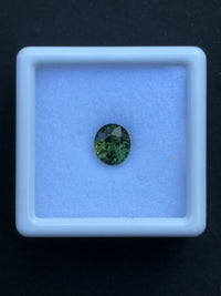 1.32ct Heated BiColor Sapphire Oval from Australia, 6.4 x 5.5 x 4.2mm · GEM-6104