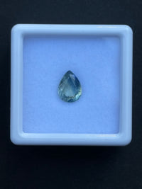 1.32ct Heated Bicolor Sapphire Pear from Ceylon, 7.7 X 5.7 X 3.5 mm · GEM-6116