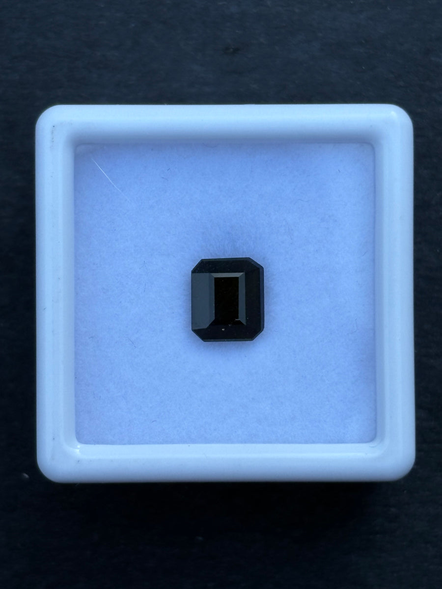 1.22ct Unheated Green Tourmaline, Octagon, 6.5x5.5 mm, VS