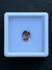 1.04ct Pinkish Purple Malaya Garnet from Tanzania, Oval, 6.8x5.3 mm, VS · GEM-6194