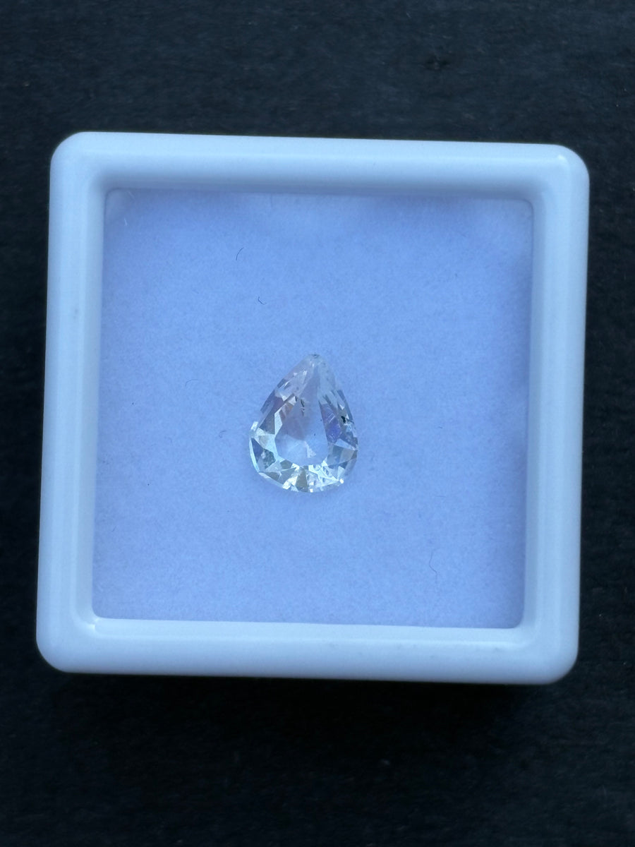 0.73ct Moonstone from Madagascar, Pear, 7.5x5.8 mm