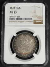 1831 Capped Bust Half Dollar NGC AU53