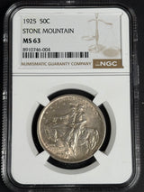 1925 Stone Mountain Memorial Half Dollar NGC AU · NUM-0042
