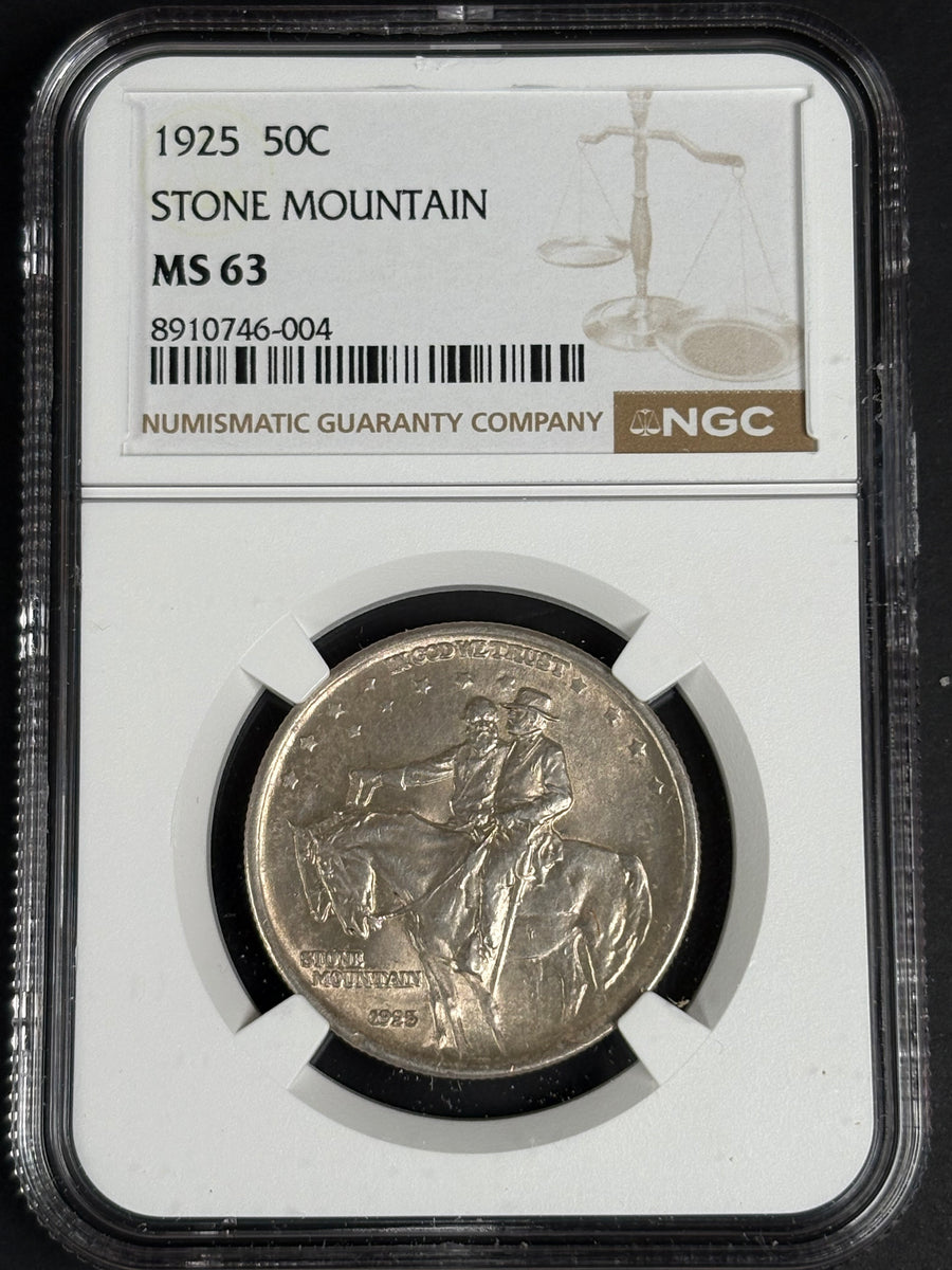 1925 Stone Mountain Memorial Half Dollar NGC AU · NUM-0042