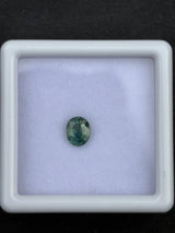 0.52ct Heated Blue Green Sapphire Oval, 5.18 x 4.1mm