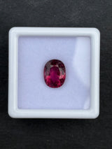 2.12ct Pink Rhodolite Garnet Oval, 9.1 x 7 x 4.7mm