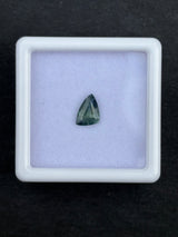 0.58ct heated blue sapphire, fancy cut, 6.8x4.6x2.5 mm