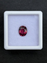 1.49ct Pink Rhodolite Garnet Oval, 7.8 x 6.3 x 3.5mm