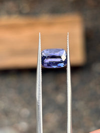 3.03ct Violet Sri Lanka Sapphire Brilliant Cushion, 8.84 x 6.67 x 5.0mm, Unheated · GEM-6433