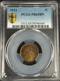 1912 Lincoln Cent Proof-65 BN (Toned) · NUM-1210