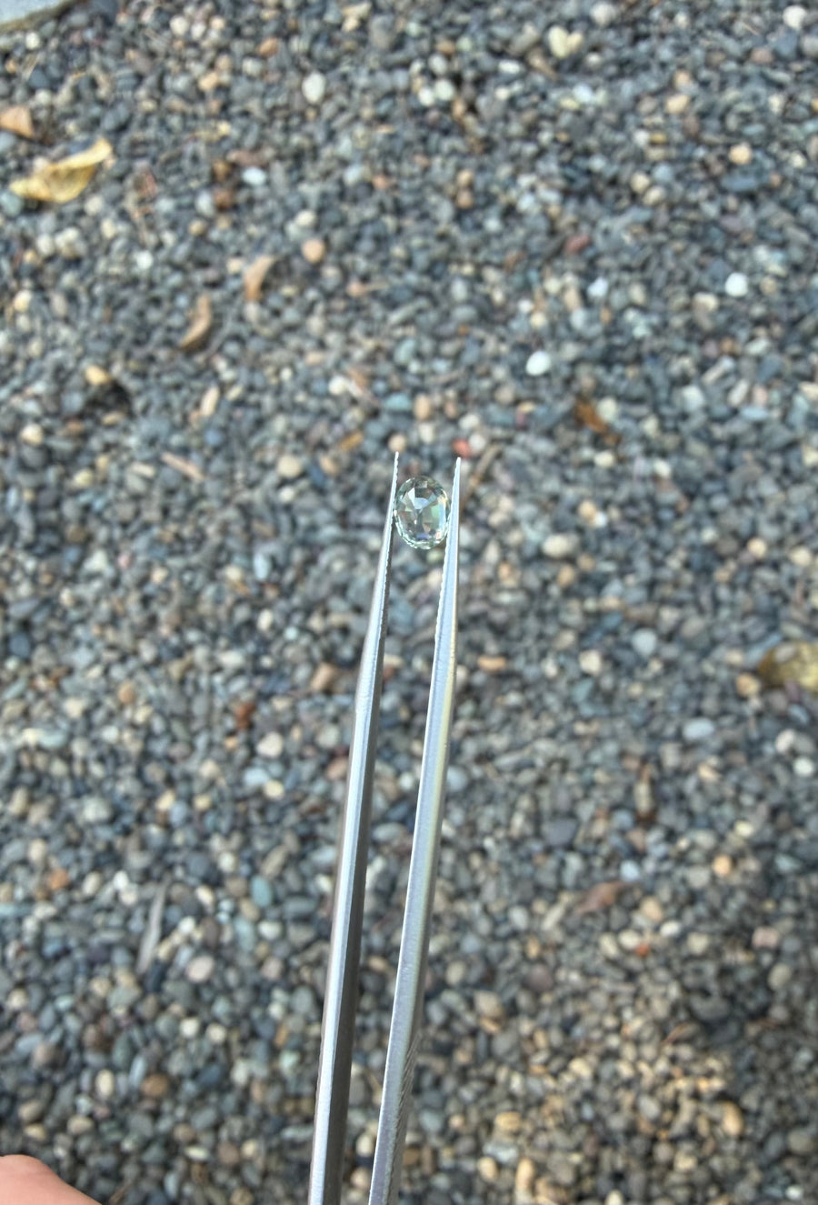 1.05ct heated teal blue Ceylon sapphire, oval cut, 6.6x5.1x3.5 mm