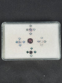 2.16ctw Burma Spinel Lot, 21 stones, 2x2-5.5 x 5.5 mm · GEM-5561
