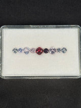 3.21ctw Spinel Lot from Burma, 9 stones, 3x3 - 5x5 mm