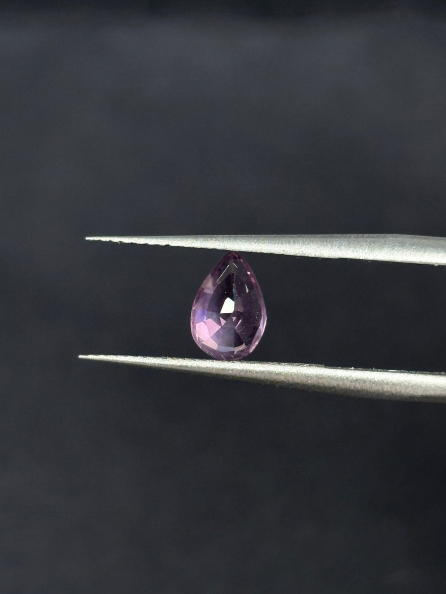 1.03ct Purple Mahenge Spinel, Pear, 7.5x5 mm, VS