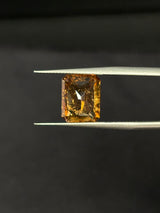 5.56ct Orange Grossular Garnet Octagon, 11.5x9 mm