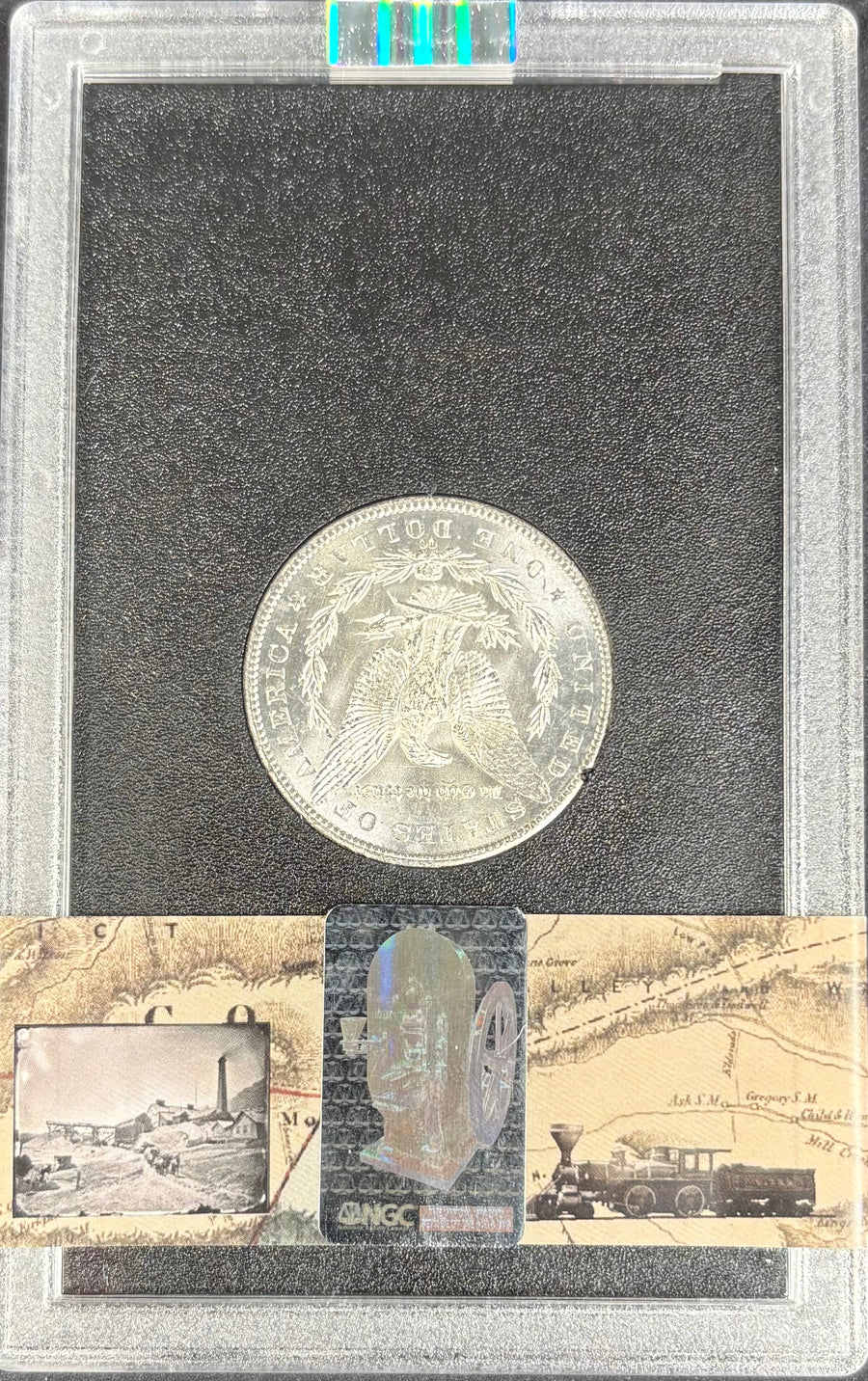 1884-CC Morgan Dollar with GSA Box & Papers