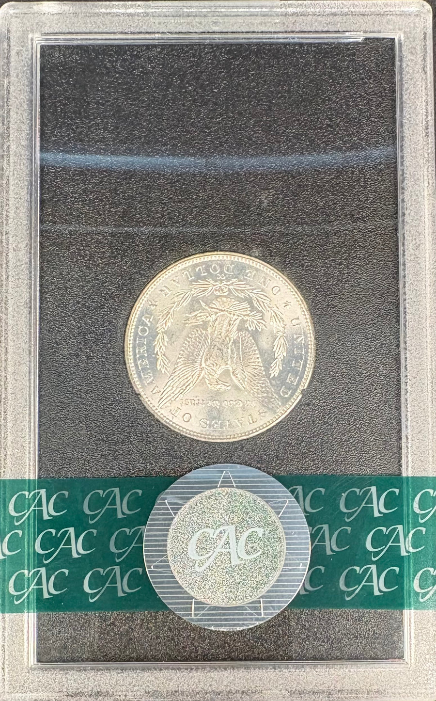 1883-CC Morgan dollar GSA MS-62 Box & Papers