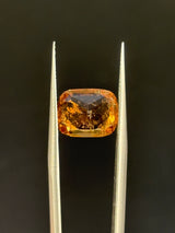4.89ct Yellow Grossular Garnet, Cushion, 11x8.8 mm · GEM-5663