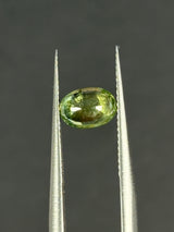 1.17ct heated green Australian sapphire, oval cut, alternate view