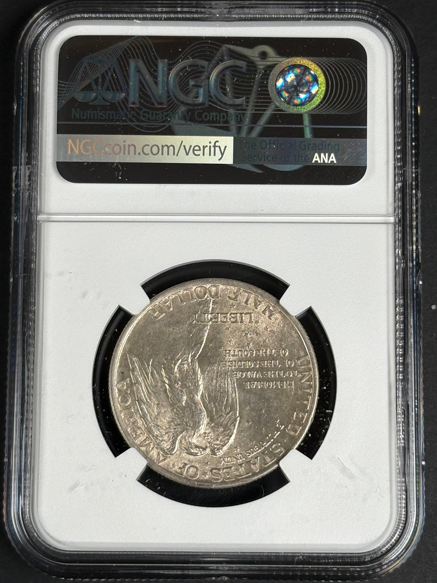 1925 Stone Mountain Memorial Half Dollar NGC AU · NUM-0042