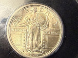 1917 Standing Liberty Silver Quarter Type 1 Full Head, Undergraded CH65 PCGS MS63 · NUM-1182