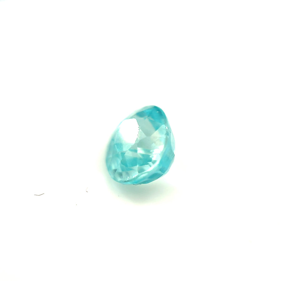 2.40ct Cambodian Blue Zircon, Heated, Oval · GEM-5938