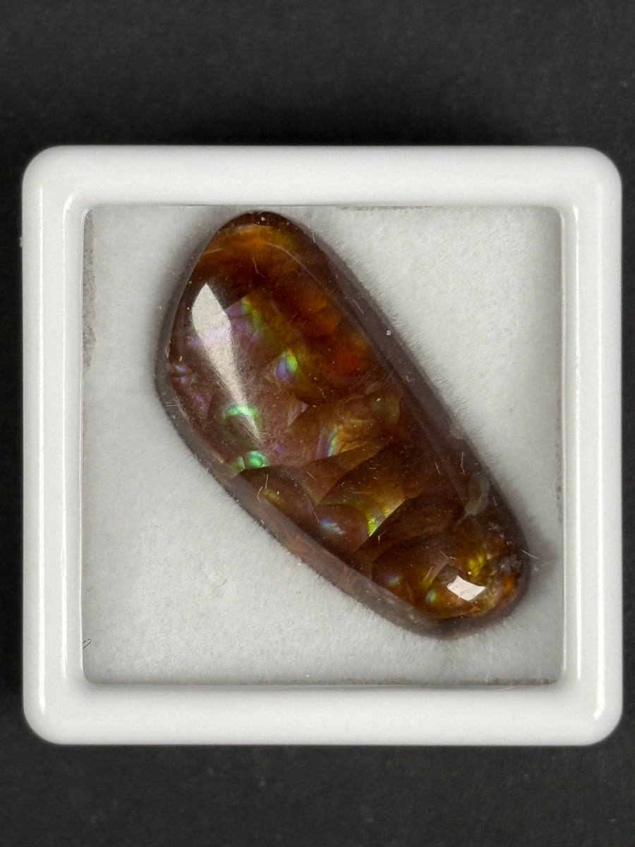 12.30ct Deer Creek & Oatman AZ Fire Agate  · GEM-5862