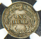 1914-D Barber Liberty Silver Dime NGC AU53 · NUM-1194