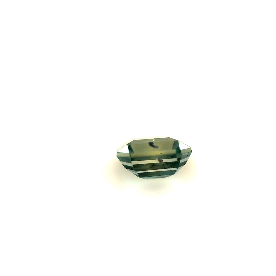 1.03ct No Heat Teal Madagascar Sapphire, Emerald Cut · GEM-5937