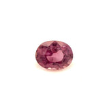 1.70ct heated purple sapphire, oval cut, AIG certified