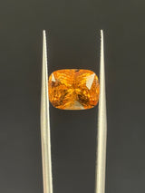 4.89ct Yellow Grossular Garnet, Cushion, 11x8.8 mm · GEM-5663