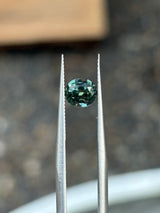 1.49ct Unheated Teal Madagascar Sapphire Brilliant Step Cut, 6.38 x 5.67 x 4.75mm 