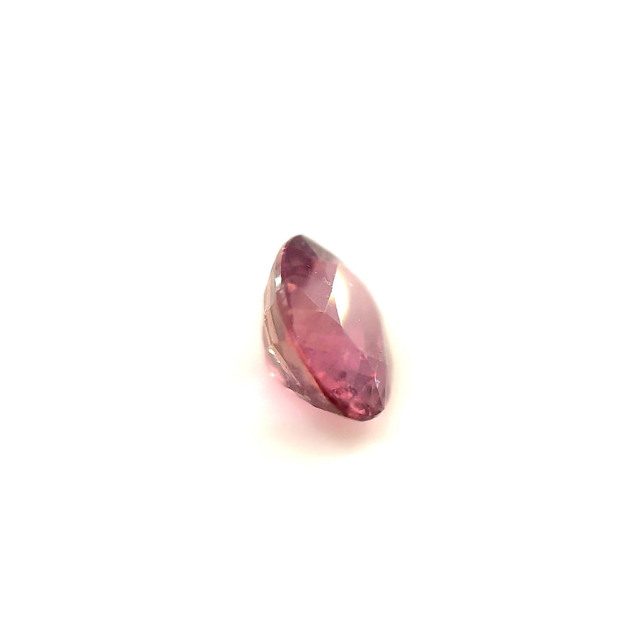 1.70ct heated purple sapphire, oval cut — view 4