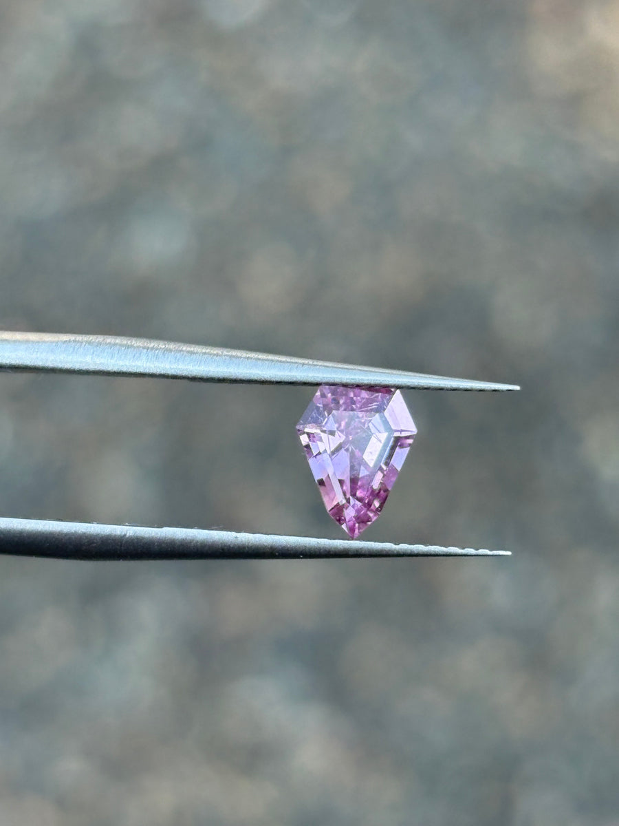 1.02ct Fancy Cut Heated Pink Madagascar Sapphire , VS, GFCO cert