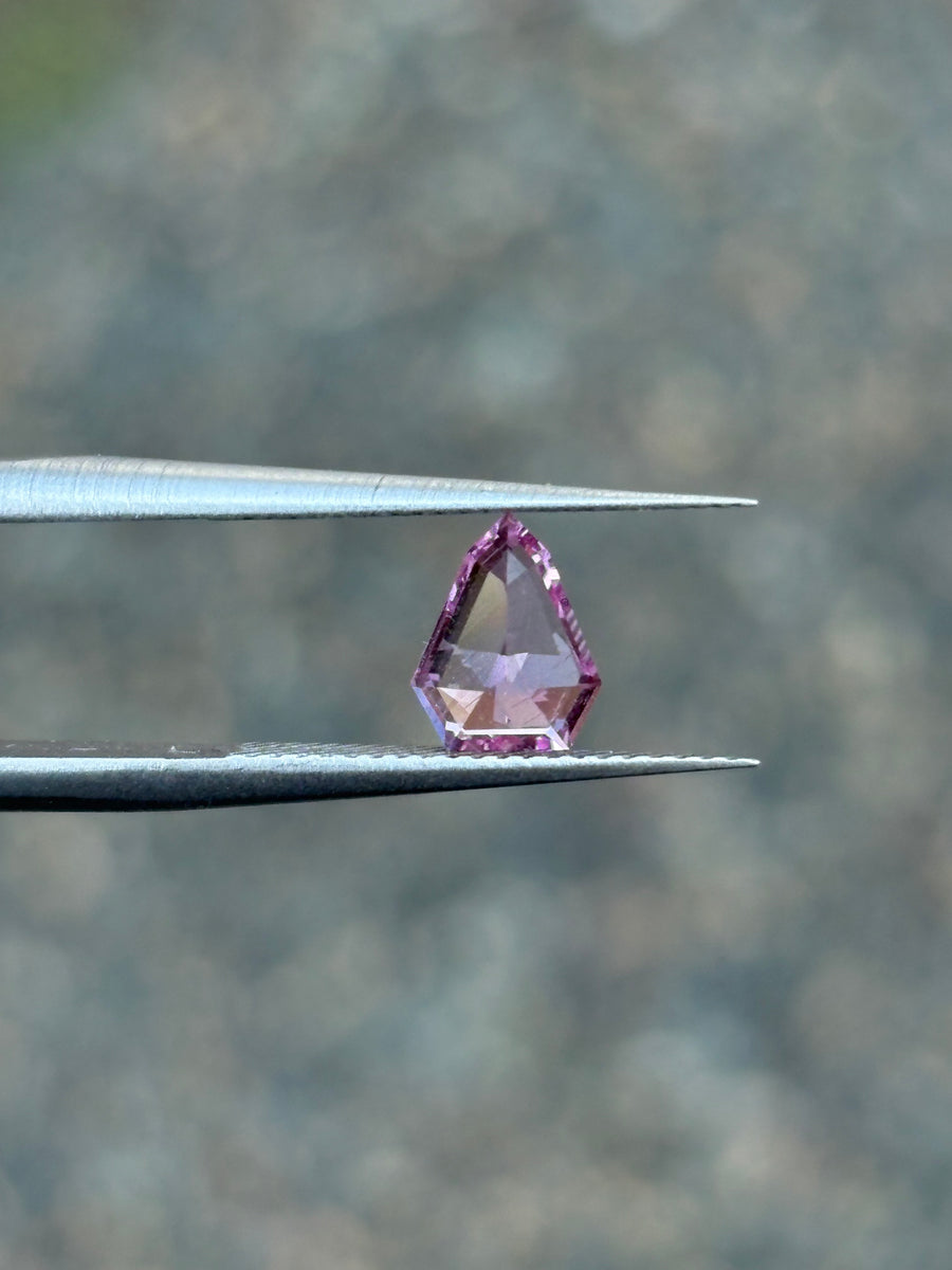 1.02ct Fancy Cut Heated Pink Madagascar Sapphire , VS, GFCO cert