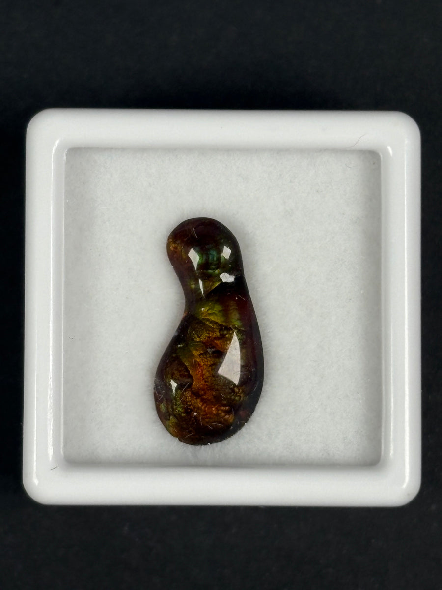 3.51ct Deer Creek & Oatman AZ Fire Agate  · GEM-5859