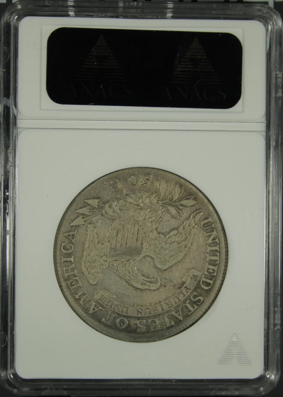 1809 Capped Bust, Lettered Edge Half Dollars ANACS VF-35 O-111
