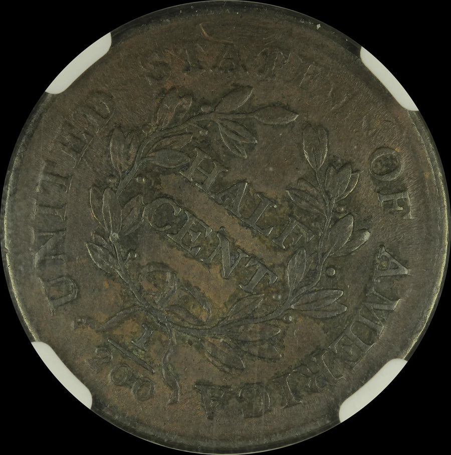1804 Half Cent Draped Bust Copper NGC XF-40 BN