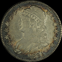 1831 Capped Bust, Lettered Edge Half Dollars AU AU · NUM-0044