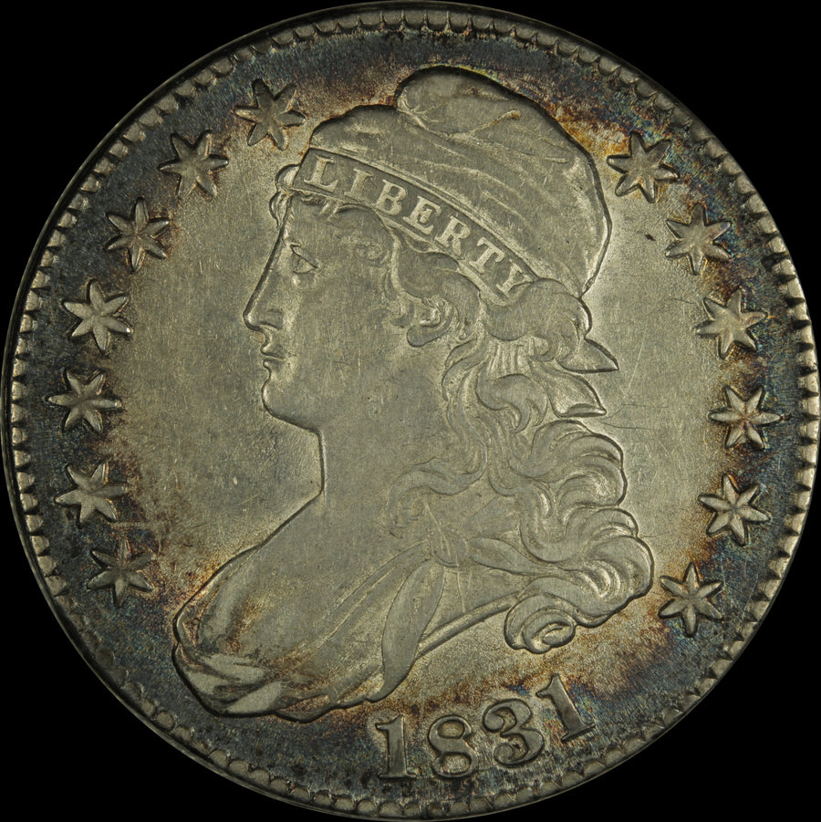 1831 Capped Bust, Lettered Edge Half Dollars AU