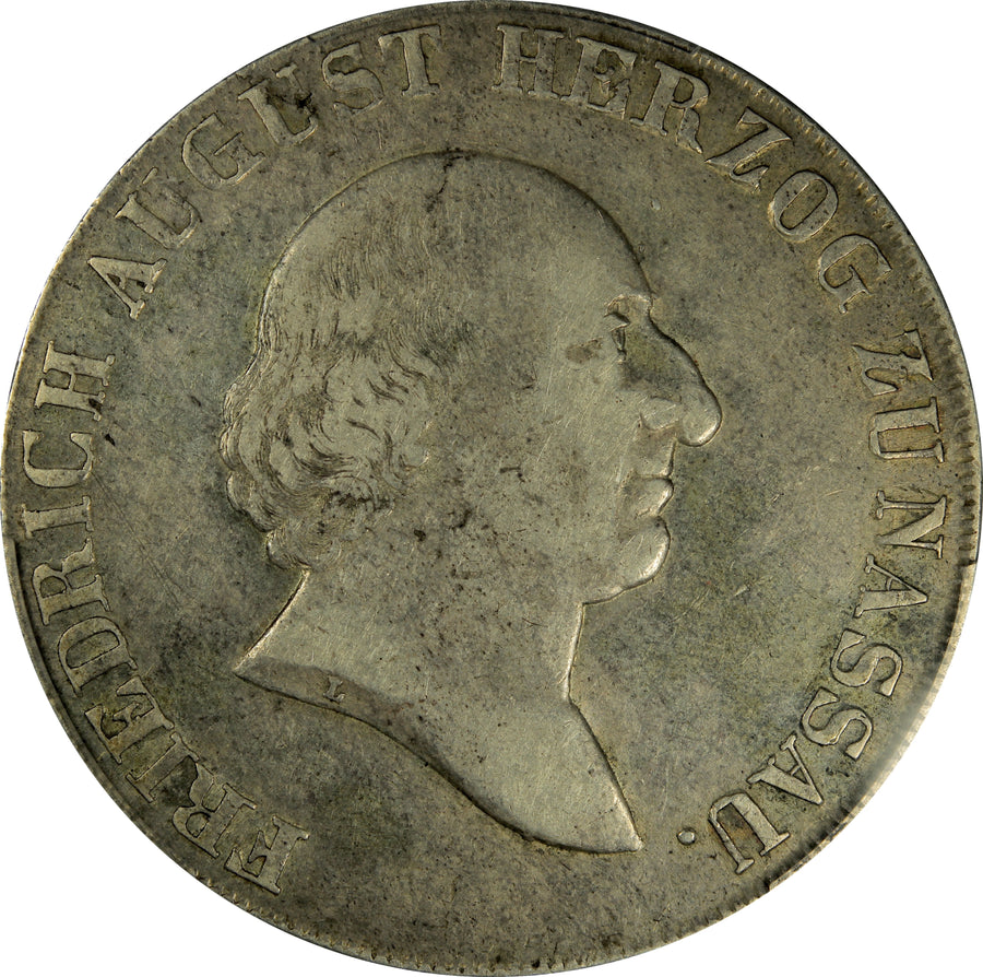 1811 German States Nassau-Usingen Silver Thaler PCGS XF-45