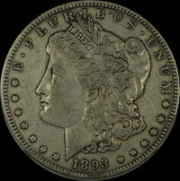 1893 Morgan Dollar XF 40 · NUM-0047