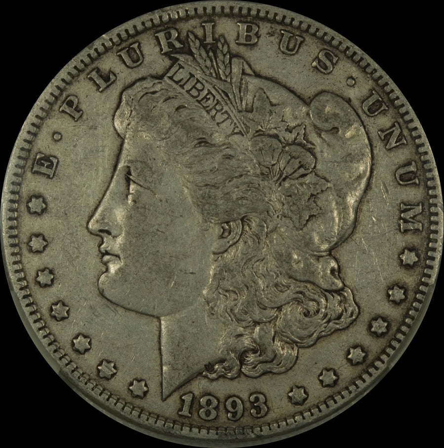 1893 Morgan Silver Dollar CACG XF 40