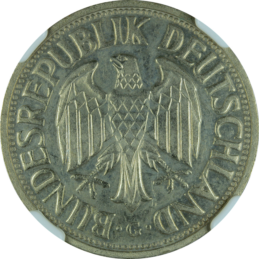 1954 Germany Federal Republic Copper-Nickel Mark NGC MS-63
